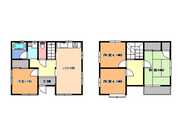 高野一般住宅の物件間取画像